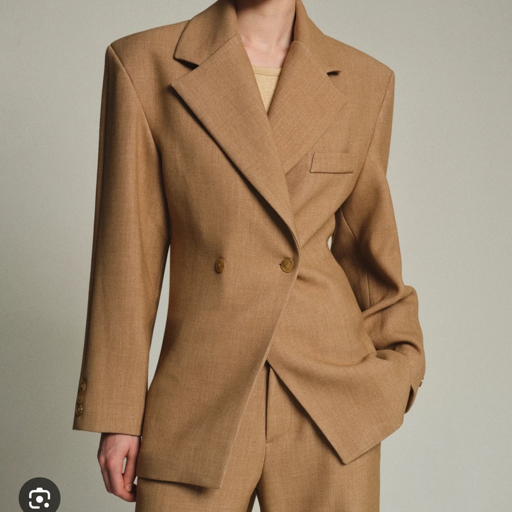 Source Unknown Double Breasted Cinched Blazer